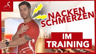 Nackenschmerzen beim Trainieren  im Workout│ SanoGym [upl. by Golda]