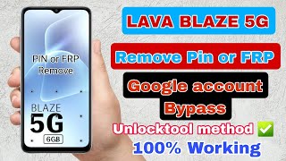 Lava Blaze 5G phone lock Remove or FRP Bypass Google Account remove 2024 [upl. by Rothmuller547]