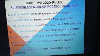 Practical Training6  Incoterms rules 2020 with examples [upl. by Tavey]