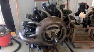 1929 Lycoming R680 9 Cylinders Radial Airplane engine 215Hp [upl. by Henarat]