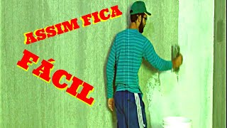 COMO APLICAR MASSA CORRIDA FÁCIL PASSO A PASSO  how to apply spackling step by step [upl. by Lidaa]