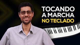 Aprenda um dos ritmos mais famosos no teclado A marcha [upl. by Aiekram]