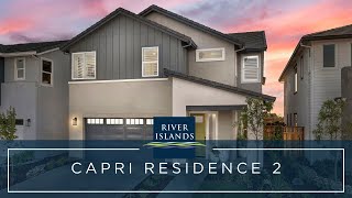 Contemporary Home Designs from River Islands Capri Residence 2 Model Walkthrough [upl. by Oznerol]