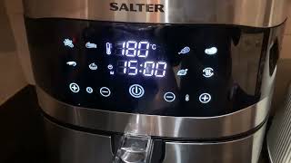 Salter EK4628 1800W 8L Digital Air Fryer Black And Stainless Steel [upl. by Debee]