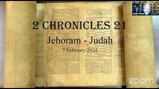 2 Chonicles 21 Jehoram King Jehoram Fails Miserably [upl. by Hepsoj47]