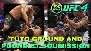 UFC 4  LES BASES  LE SOL GROUND AND POUND ET LES TRANSITIONS 3 ufc4 ufc4tuto tutoufc4 [upl. by Enoob]