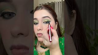 Green 💚 dress eyemakeup tutorial shorts youtubeshorts eyemakeup [upl. by Car189]