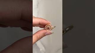 Cinnamon rolls earrings 🍁 polymerclaytutorial cinnamoroll diy earrings fall autumn [upl. by Adgam]