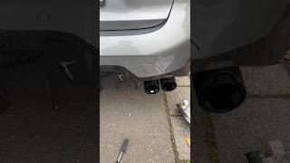 Putting exhaust tips on my 340i automobile cartok [upl. by Ahsienat]