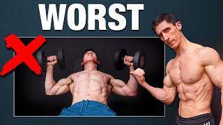 Chest Exercises Ranked WORST TO BEST [upl. by Boyes]