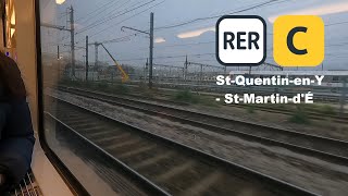 Mitten durch Paris RER C Mitfahrt StQuentinenYvelines  StMartindÉtampes [upl. by Leiser]