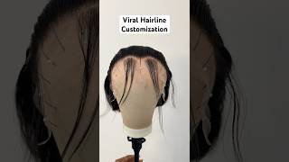 Wig Hairline Customization  Detailed Installation up on my Channel [upl. by Nilesoy]