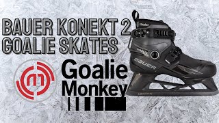 Bauer Konekt 2 Goalie Skates Review [upl. by Iv]