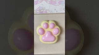 Customized large cat paw catpaws catclaw sticky squishy handmade inedible tabasquishy amsr [upl. by Natika]