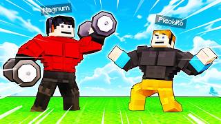 SOMOS MEGA FUERTES 😎💪  Minecraft  El Magnum y Plech [upl. by Altheta]