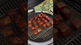 Sweet Chili Pork Belly Burnt Ends  Pellet Joe bbq [upl. by Ahsiyk928]