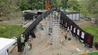 TimeLapse Systems AECOM Serpentine Pavillion 2024 [upl. by Atonsah288]