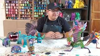 APRENDIENDO DE ARTESANIAS MEXICANAS ALEBRIJE Y TONA [upl. by Marketa952]