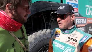 Iveco Dakar 2013 interview with Miki Biason [upl. by Allana]