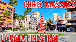 LA CALA FINESTRAT 🇪🇦 BENIDORM Christmas 2022 December Costa Blanca SPAIN Walking 4K [upl. by Ragse404]