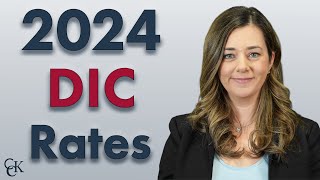 VA DIC Rates for 2024 Dependency and Indemnity Compensation [upl. by Shannon]