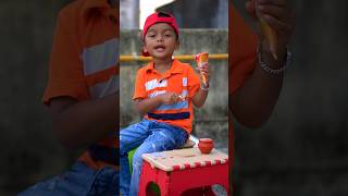 Arhaan ko icecream 🍦 bahut pasand hai 😋🤪 shorts viralvideo funnyshorts [upl. by Nisior750]