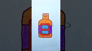 ink bottle drawing easy  simple Ink bottle drawing art drawing shorts trending [upl. by Anirb]