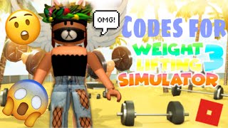 Weight lifting simulator 3 working new Codes 2019 [upl. by Adi]