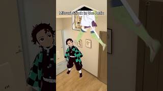 Mitsuri Stuck in the Attic 🍑👀🤣 demonslayer demonslayeredit mitsuri tanjiro iguro vrchat [upl. by Oran]