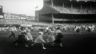 HD Stock Footage Billy Graham Draws Record Crowd to Yankee Stadium [upl. by Tem]