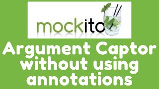 Mockito 3  Demo  ArgumentCaptor without using annotations [upl. by Nehttam]