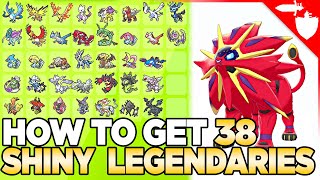 How to Get 38 Shiny Legendary Pokemon amp Shiny Odds  Sword amp Shield Crown Tundra Dynamax Adventures [upl. by Yaja]