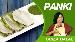 Rice Panki Receipe by Tarla Dalal  Yummy Gujarati Starters  Vegetarian [upl. by Marsden32]