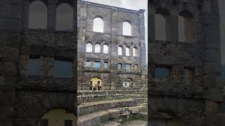 Roman theater of Aosta Teatro romano di Aosta [upl. by Einahc]