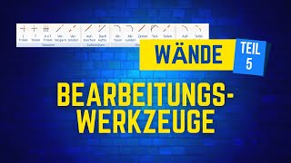 Wände Teil 5  Wandbearbeitungswerkzeuge  ArCon BIM Grundlagen [upl. by Elka259]