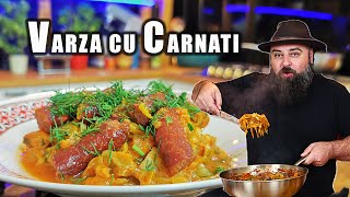 Varza Calita   Varza Murata   cu Carnati de Oaie Afumati si Slanina de Mangalita  Arvunescu [upl. by Nlycaj]