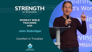 Keswick Portstewart 2024  Monday Bible Teaching with John Risbridger Comfort in Troubles [upl. by Thessa]