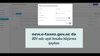 newetaxesgovaz saytında ƏDV SUB Heabdan ödəniş etmək qaydası [upl. by Malanie]