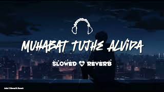 Ja muhabat tujhe alvida  Slowed amp Reverb  OST  Sahir Ali Bagga  Afshan fawad  Hum Music [upl. by Atiuqahs986]