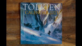 Hobbit News Tolkien Calendar 2023 Unboxing [upl. by Nelyt]