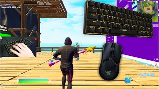 RK61 Clicky Mechanical Keyboard ASMR Chill🤩Satisfying Gameplay Fortnite Smooth 240FPS [upl. by Osner]