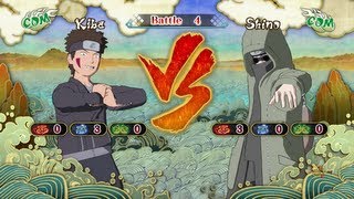 Naruto Shippuden Ultimate Ninja Storm 3 Kiba Inuzuka VS Shino Aburame [upl. by Siwel]