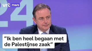 Bart De Wever NVA over oorlog in Gaza [upl. by Nylevol]