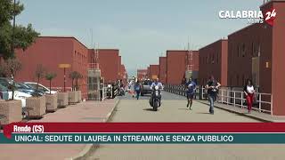 Unical sedute di laurea in streaming e senza pubblico [upl. by Eednar]