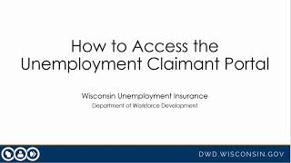 How to Access the Unemployment Claimant Portal [upl. by Saticilef]