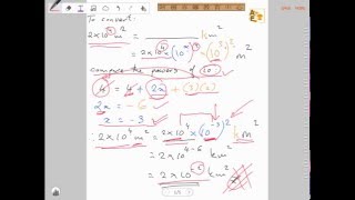 Converting SI units m2 to km2 [upl. by Caravette157]