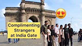 Complimenting Strangers in Mumbai😍❤️ [upl. by Enajharas]