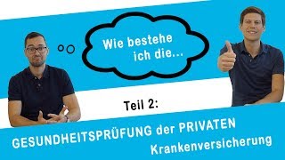 REFERENDARIAT I Teil 2 Gesundheitsprüfung PRIVATE KRANKENVERSICHERUNG I LEHRAMT [upl. by Mendie]