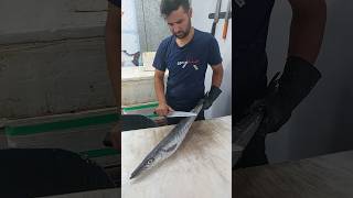 If you dont know how to clean barracuda fish watch this video [upl. by Lleryd556]