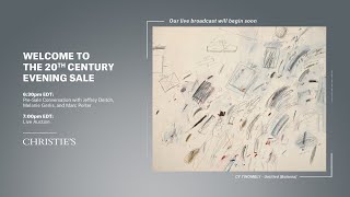 Live Stream  20th Century Art Evening Sale  Christies [upl. by Gnah]